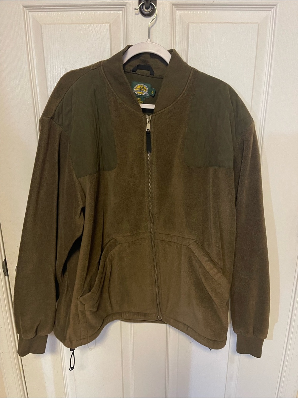 Cabela's Olive Green Lightweight Fleece Jacket
